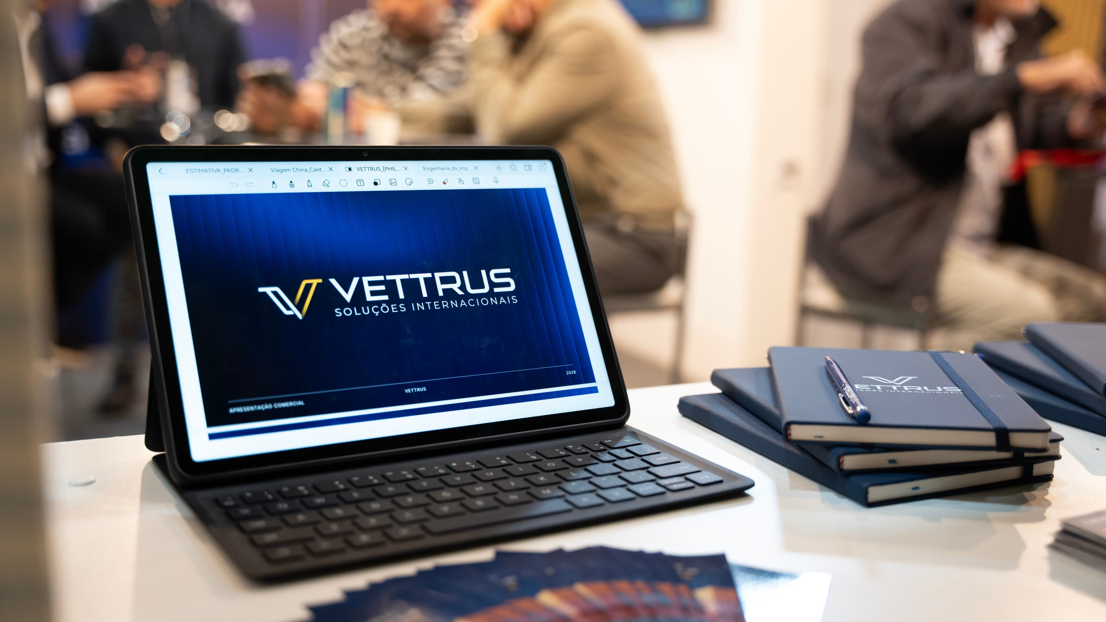 Reunião de análise de viabilidade com a equipe Vettrus